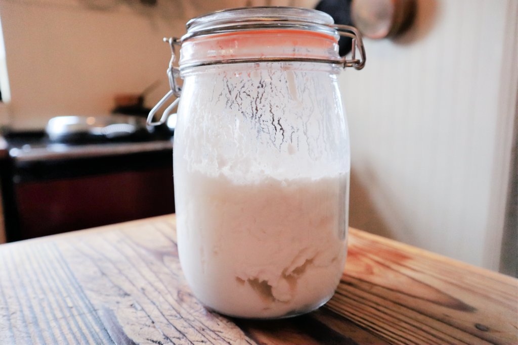 Fermented kefir- whey splitting