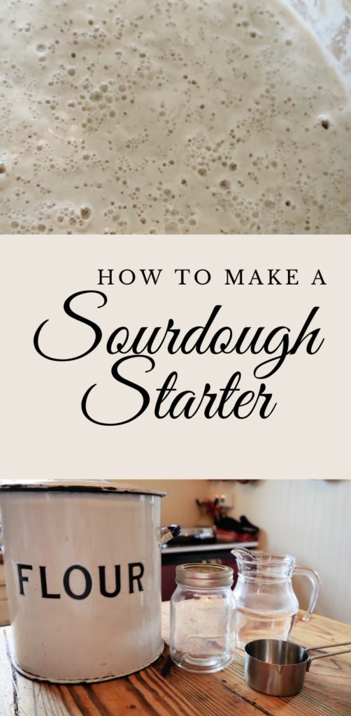 How to make a sourdough starter from scratch 