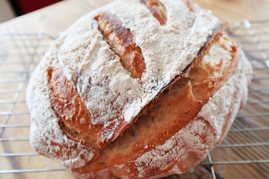 Artisan sourdough loaf