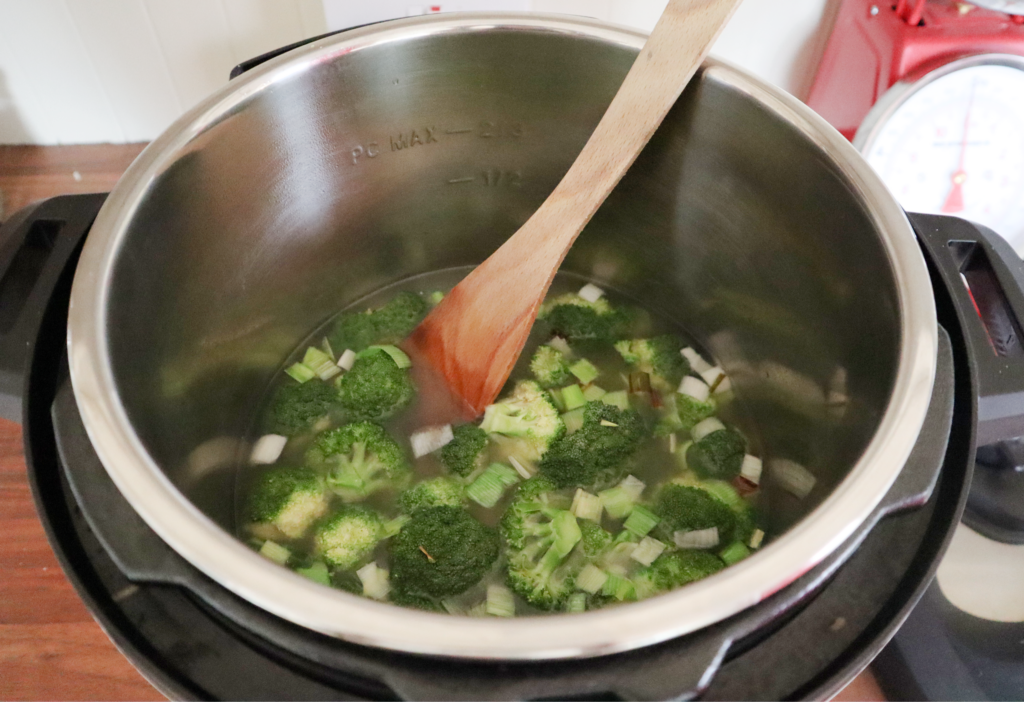 Broccoli and stilton soup