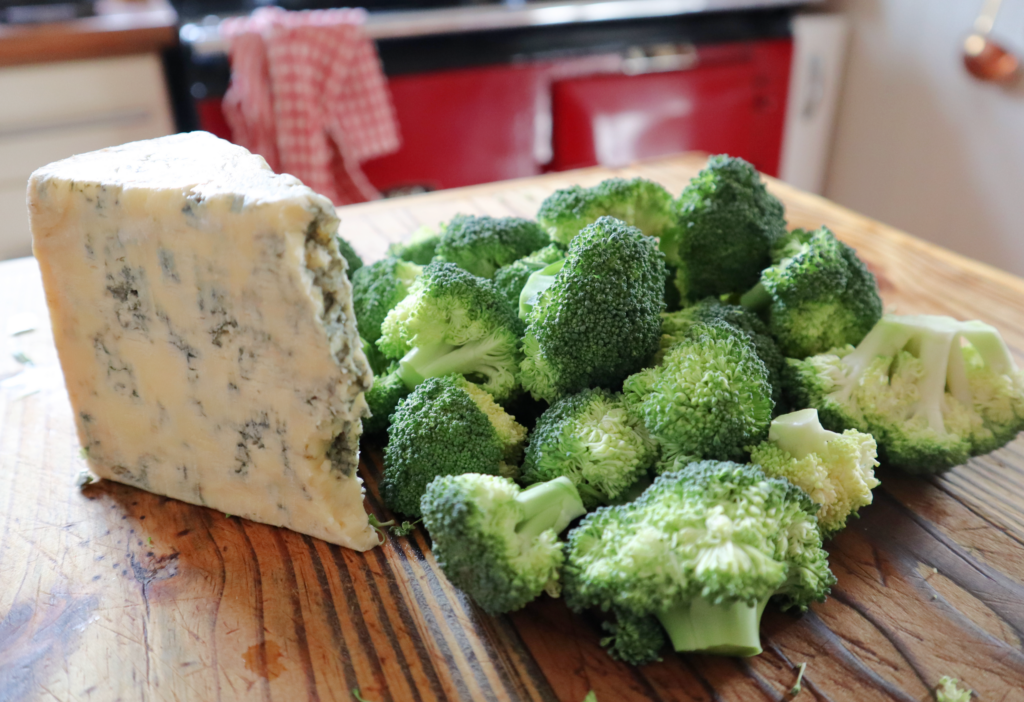 Broccoli and Stilton Soup ingredients 