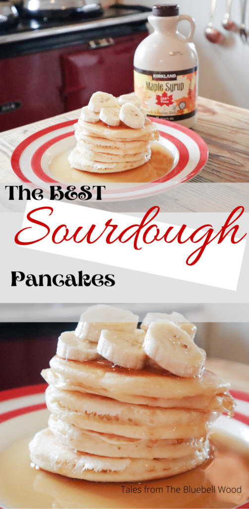 sourdough pancakes pin