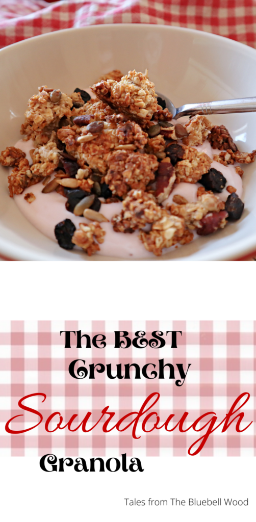 how to make delicious homemade sourdough granola