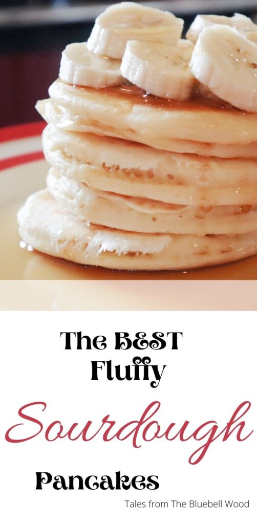 The best fluffy sourdough pancakes