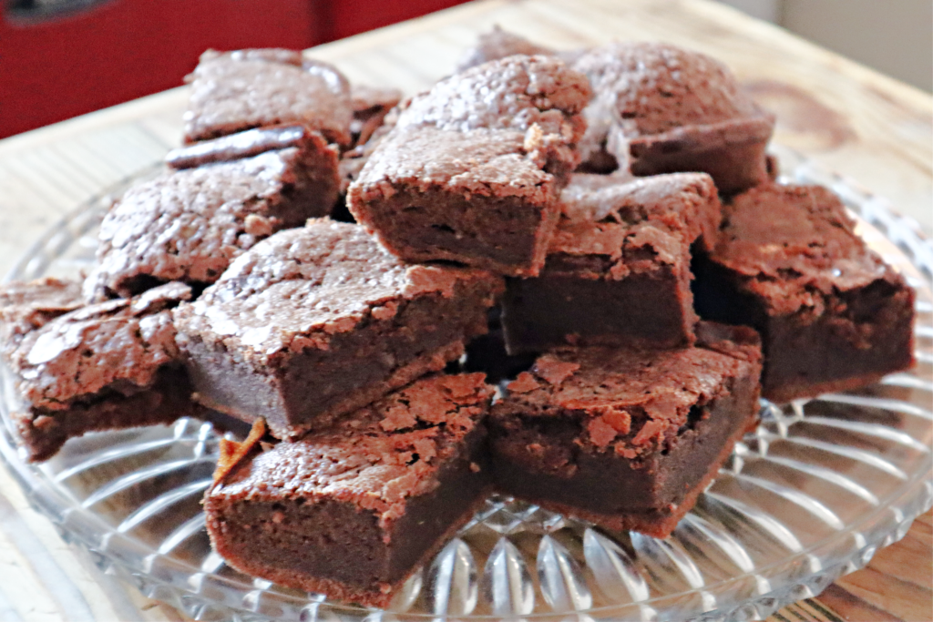 the best sourdough chocolate brownies