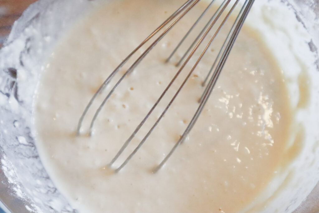 the best fluffy sourdough pancakes