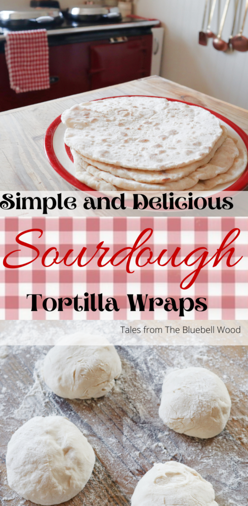 How to make sourdough discard wraps