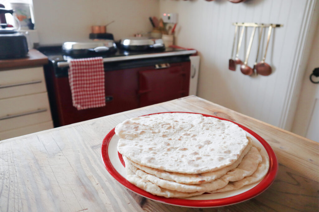 How to make sourdough discard wraps