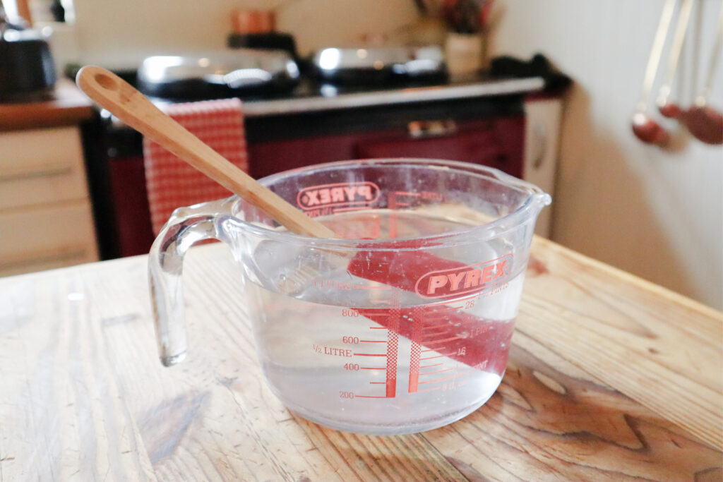 Water kefir sugar water