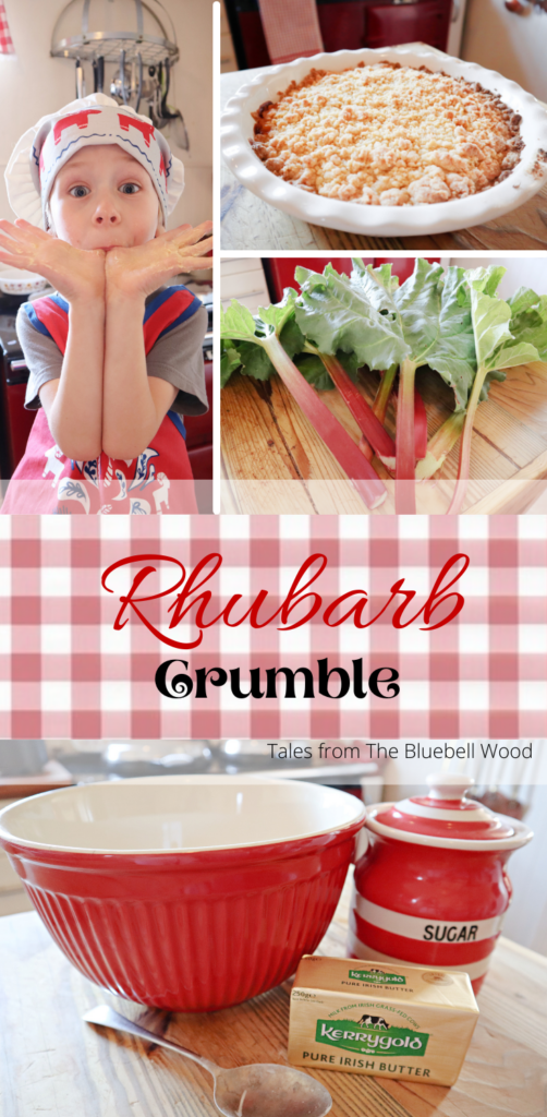 how to make rhubarb crumble
